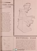 Tree-Tree 2UV, 2UVR 2VG, Accessories Attachments, Operations and Parts Manual 1956-2UV-2UVR-2VG-01